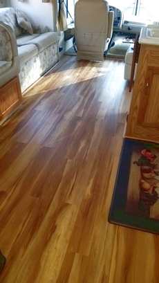 New Floors and two days on the Road