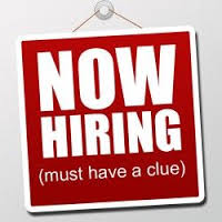Now Hiring &##x28;must have a clue&##x29;