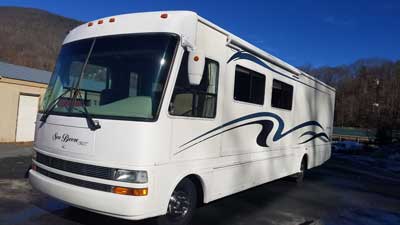 What can happen when you wash and wax an RV in the snow&##x3f;