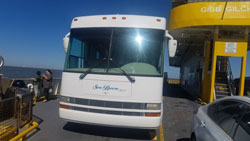My Motorhome on a ferry