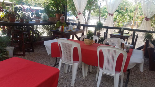 A small restaurant in Costa Rica like this one is called a Soda.
