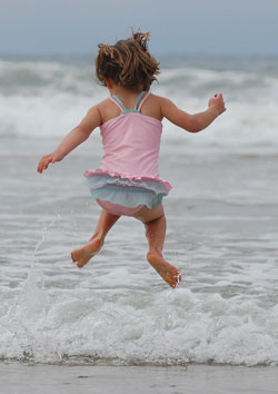 Sometimes, you have to forget about fear and jump in.