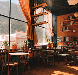 A quaint little coffee shop