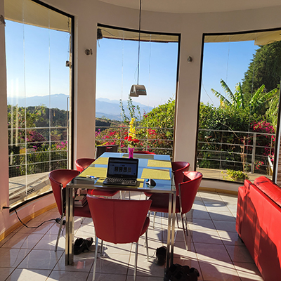 Another view from inside my apartment in Costa Rica
