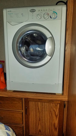 A washer&##x2f;dryer combo in my RV