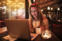 Working in a Coffee Ship