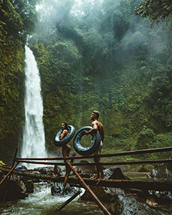 I love hiking to waterfalls