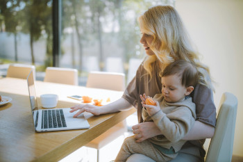 When you had kids, you found a way to care for them and still get work done