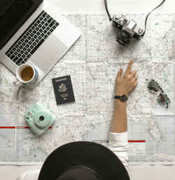 Get a map and start palnning your trip